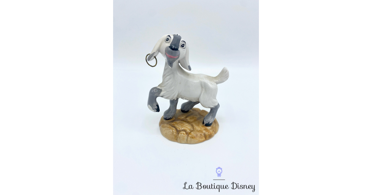Figurine céramique porcelaine chèvre Djali Le Bossu de notre Dame